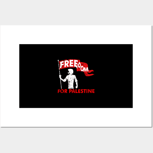 Freedom For Palestine - Gaza Fight For Their Freedom Wall Art by mangobanana